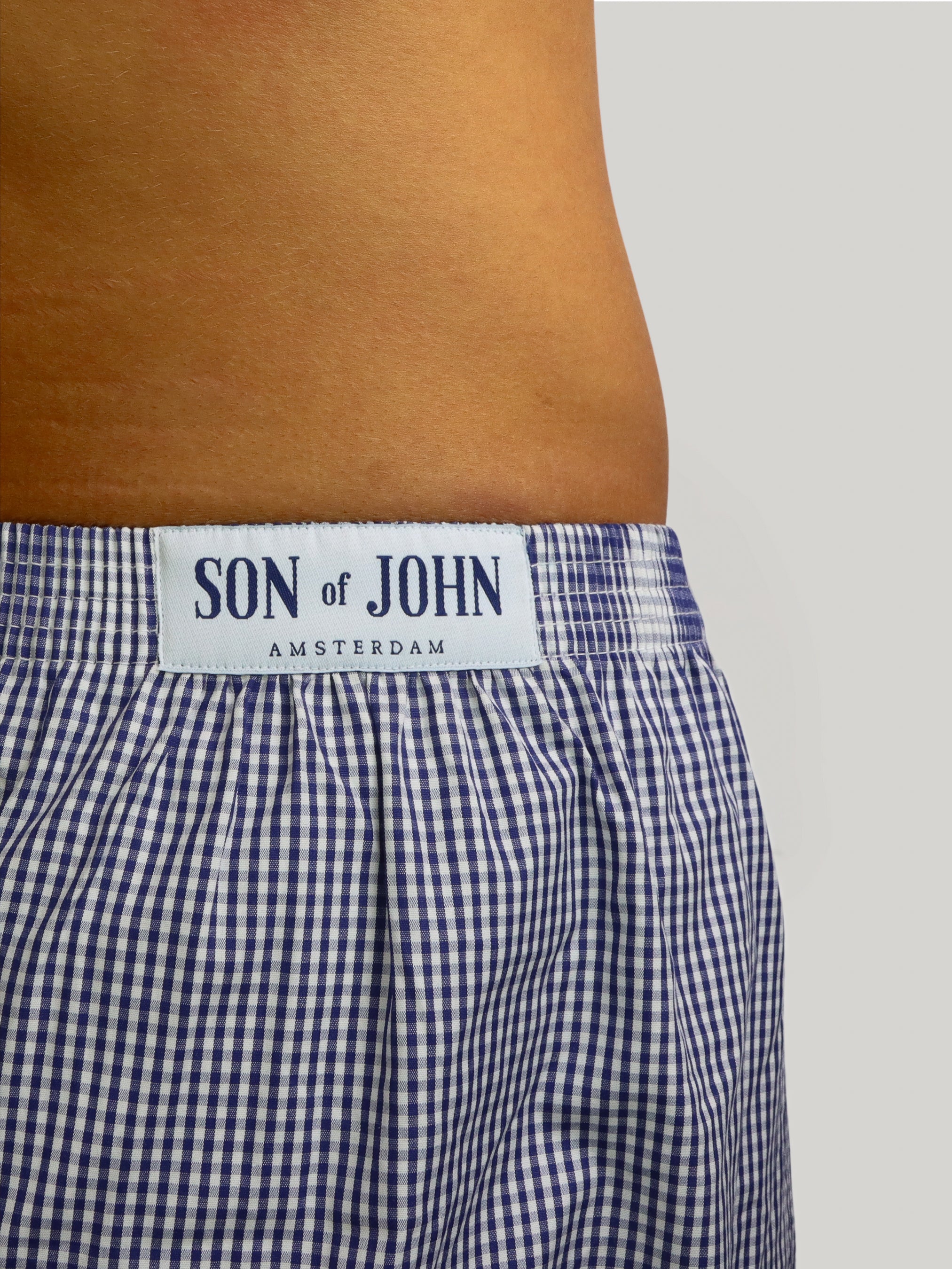 Navy Gingham