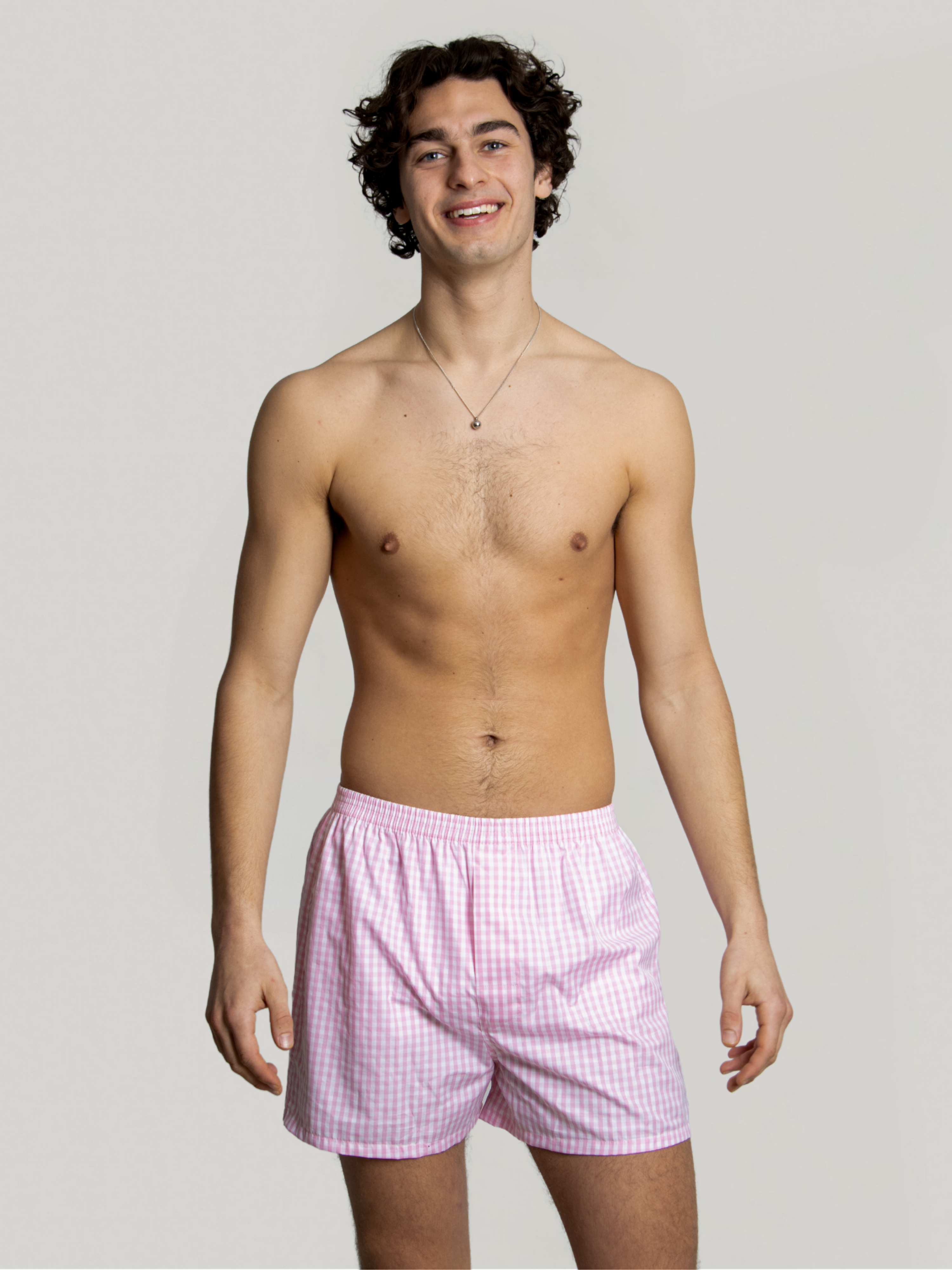 2-pack | Pink Gingham & Alpine White