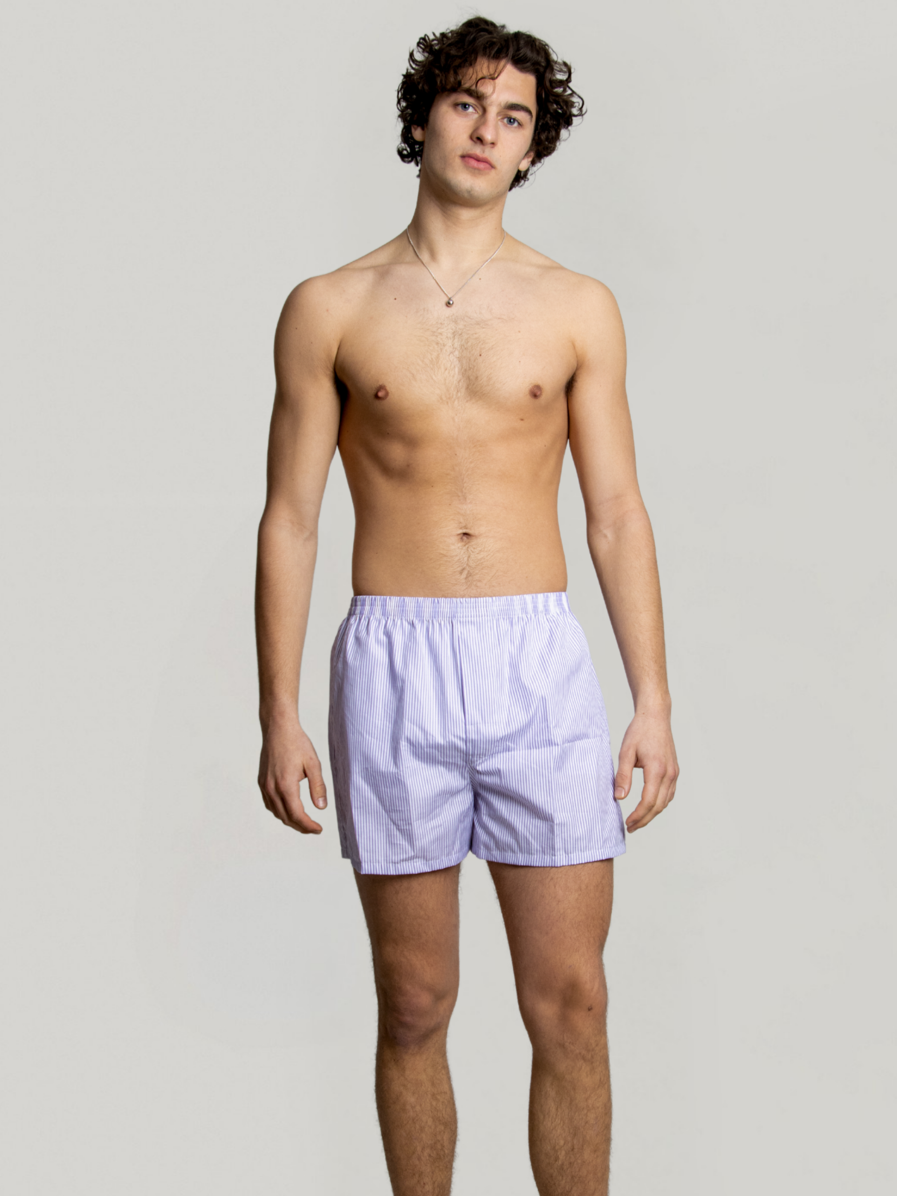 Lilac Pinstripe