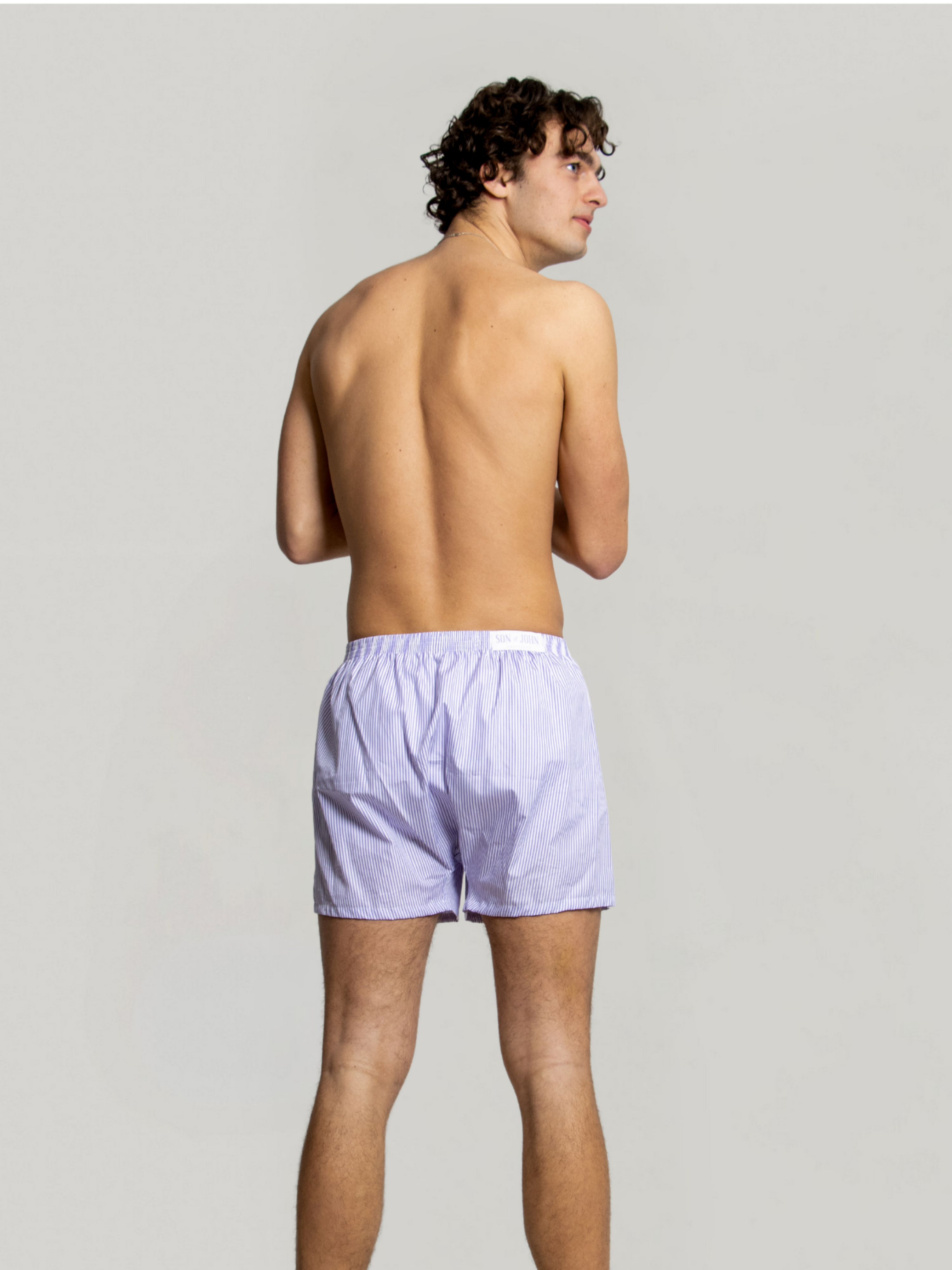 2-pack | Lilac Pinstripe