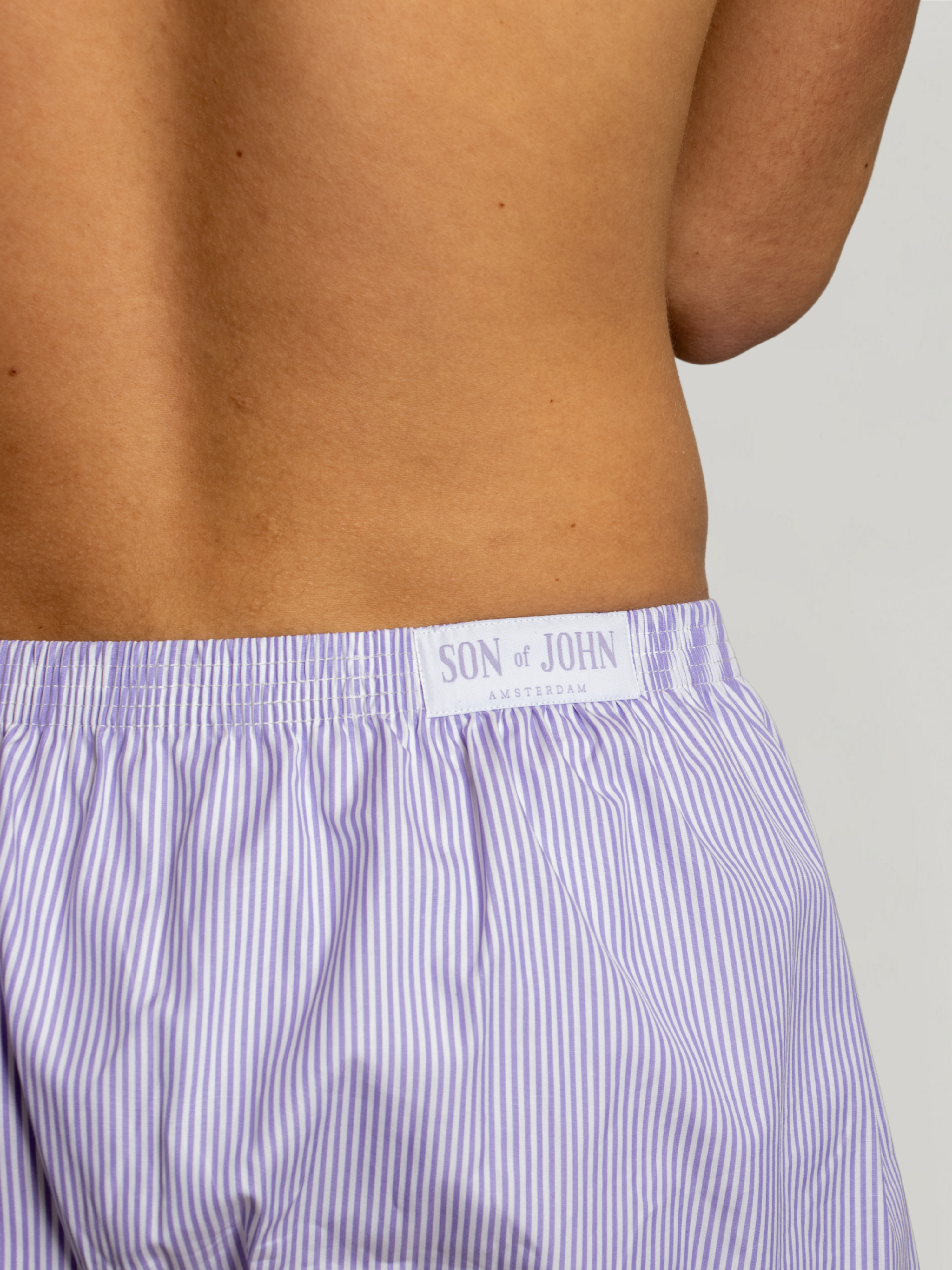 Lilac Pinstripe