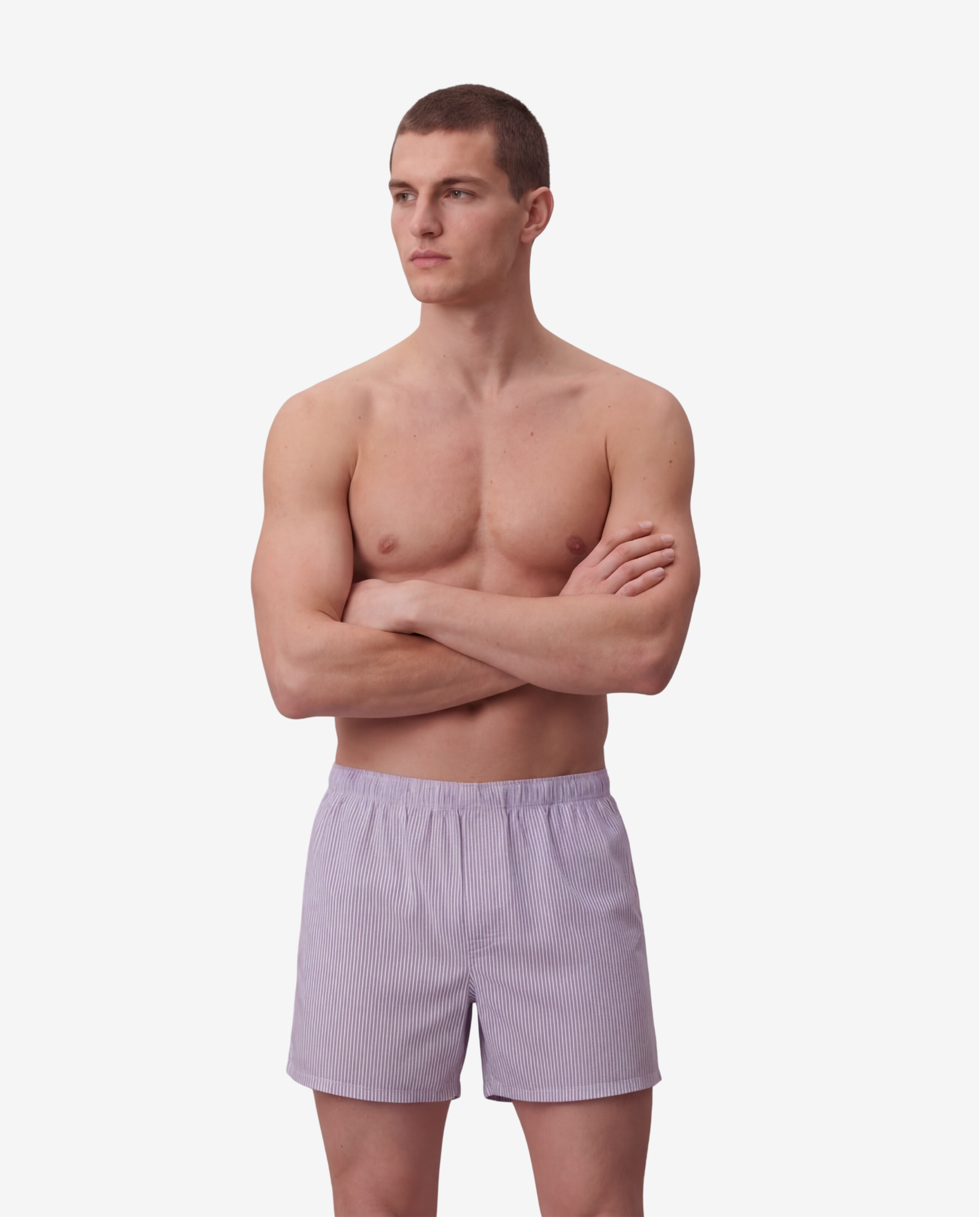 LILAC PINSTRIPE