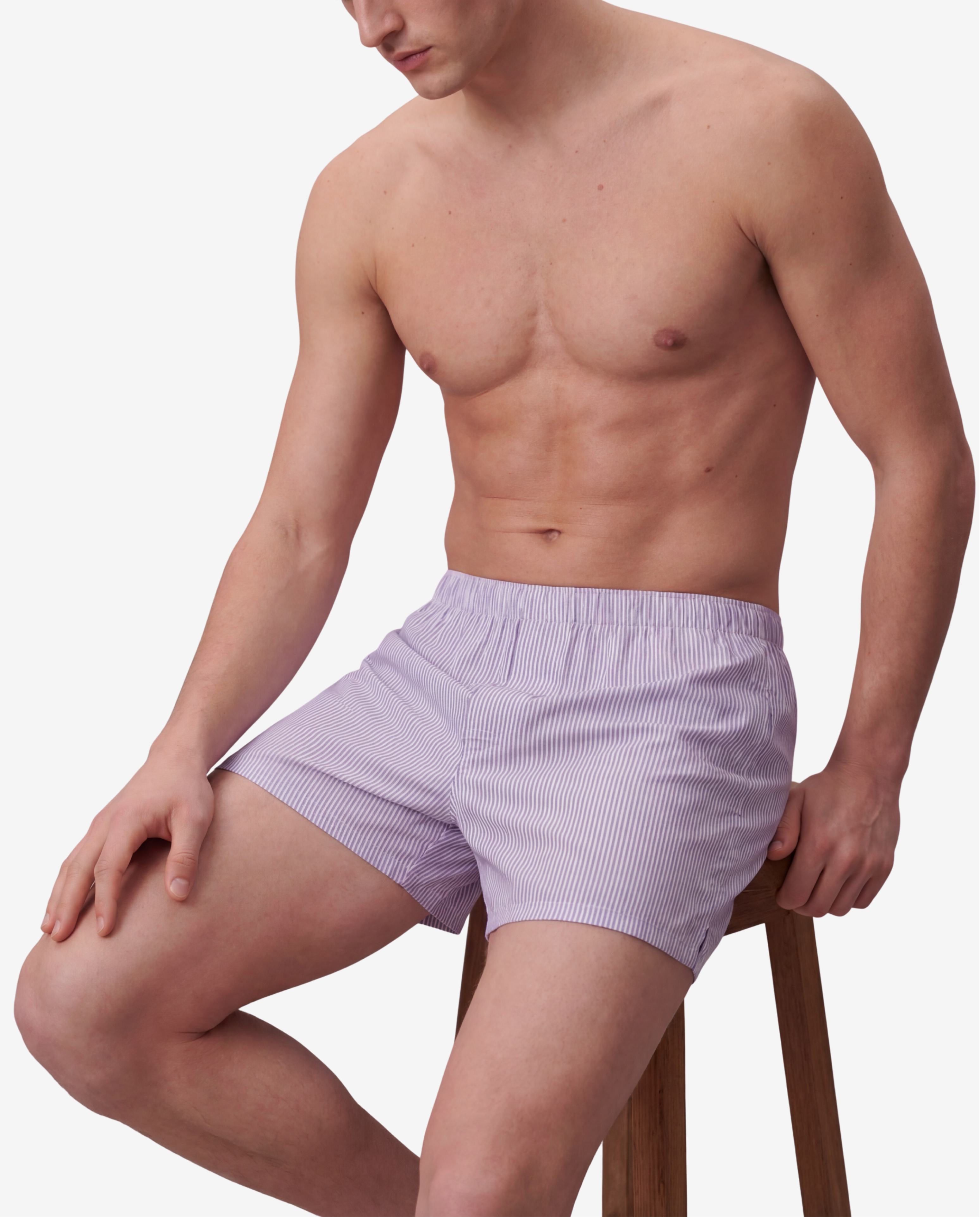 LILAC PINSTRIPE