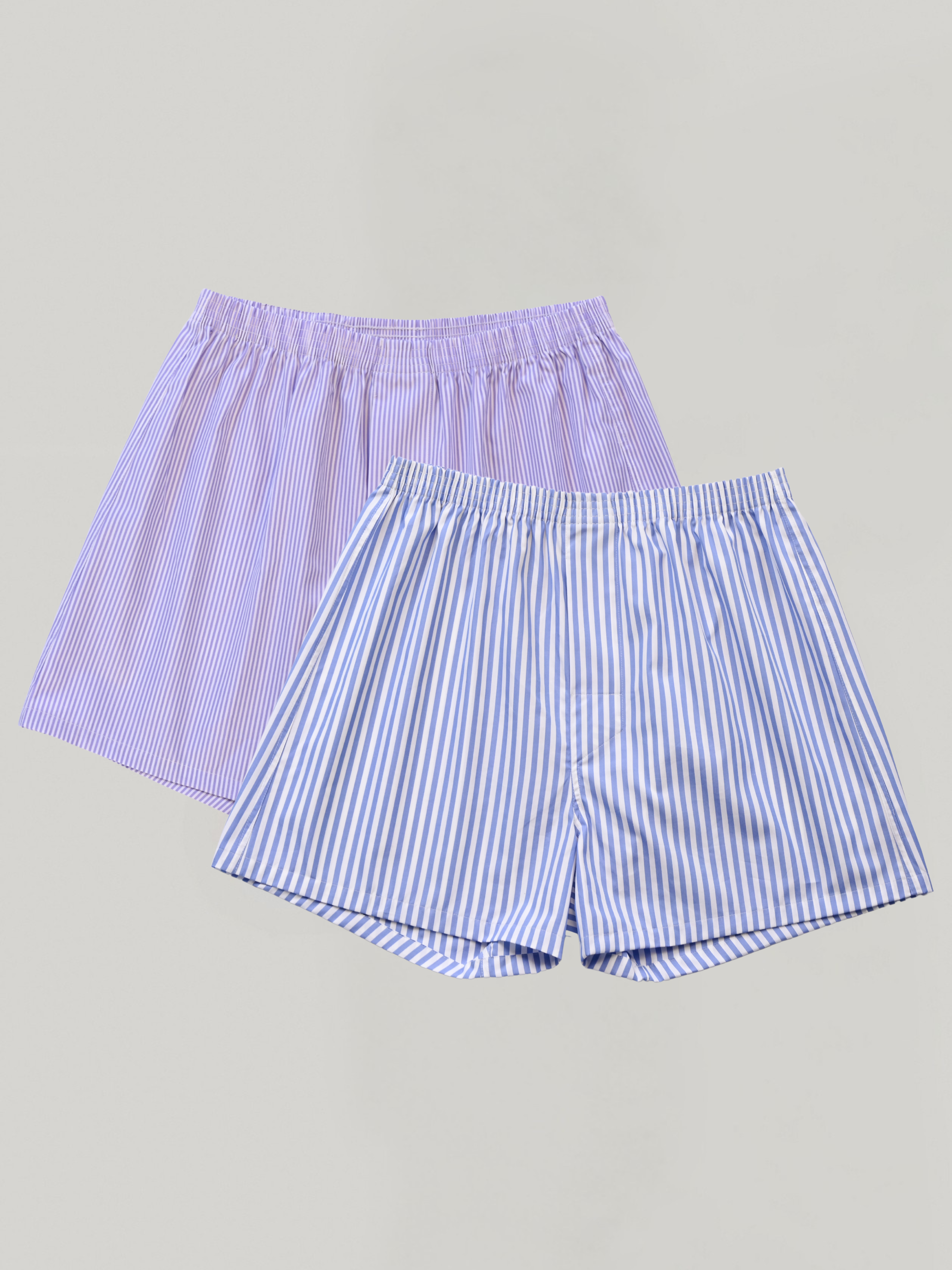 2-pack | Lilac Pinstripe & Oxford Stripe